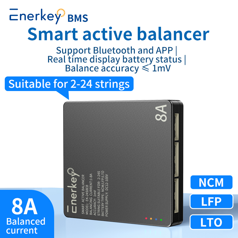 Battery Equalizer Balancer - 에너키 EK-24S8EB 8A 2S~24S 스마트 액티브