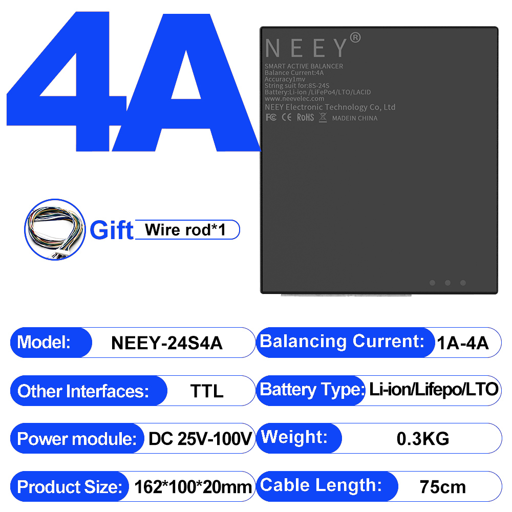 NEEY 4A 액티브 밸런서 스마트 Lifepo4 배터 - Battery Equalizer Balancer 리뷰 및 가격