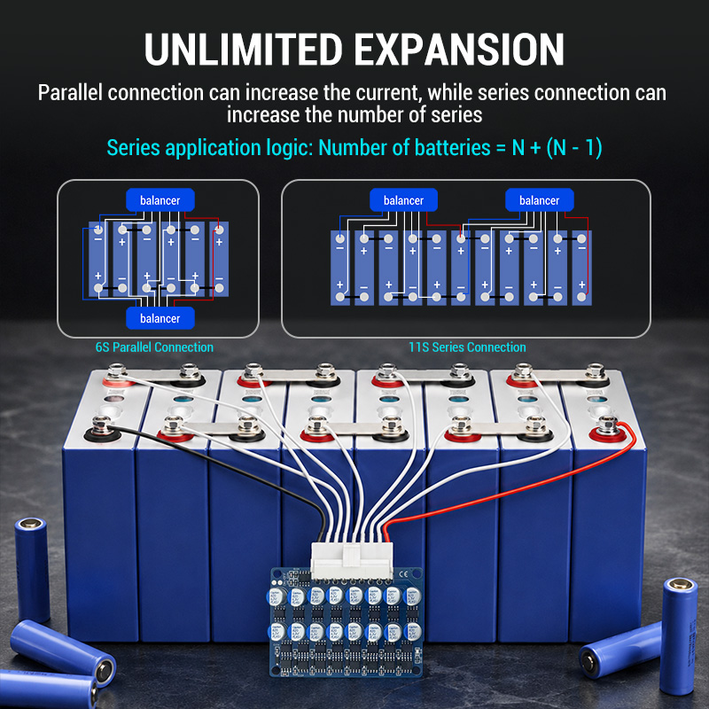 3A 전체 그룹 밸런서 액티브 리튬 리튬이온 리튬인산철 - Battery Equalizer Balancer 리뷰 및 가격