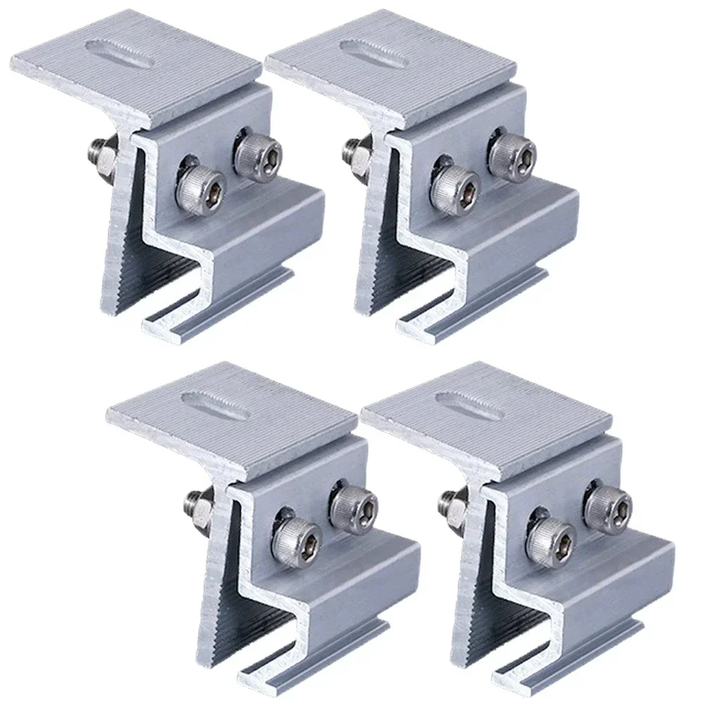 4pcs 태양 전지 패널 브래킷 지붕 장착 고정 클램프 - Renewable Energy Systems 리뷰 및 가격